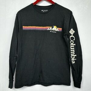 Columbia Sportswear Long Sleeve Hiking Camping Outdoor Knit Casual Striped Top